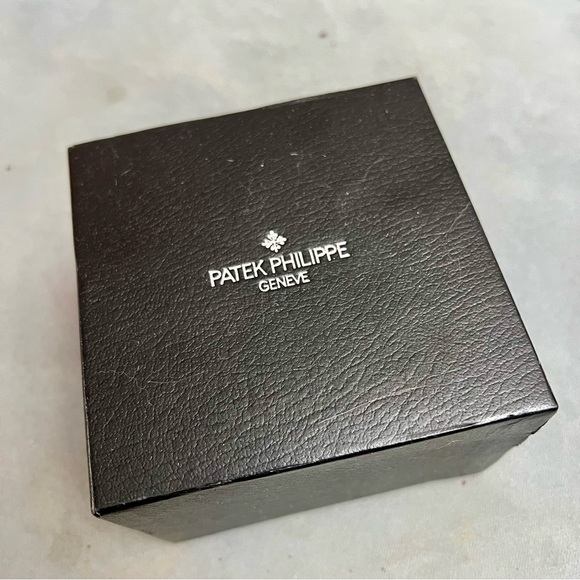 PATEK PHILIPPE Black Watch Box + Outer Box 4.60x4.60x3.5 inches - Picture 8 of 9